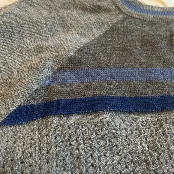 Cotopaxi Crew Neck Wool Gray and Blue Accent Men’s and Women’s Sweater - Picture 15 of 15